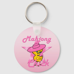 Mahjong Chick #8 Keychain