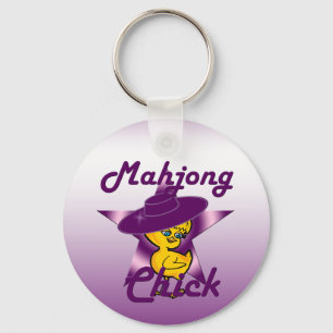 Mahjong Chick #9 Keychain