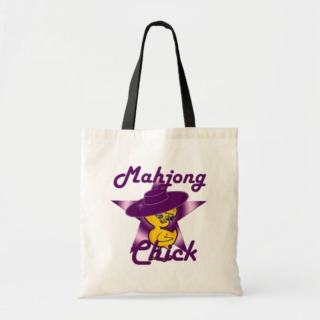 Mahjong Chick #9 Tote Bag (Front)