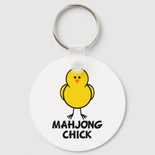 Mahjong Chick Keychain