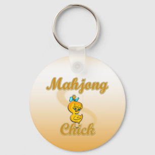 Mahjong Chick Keychain