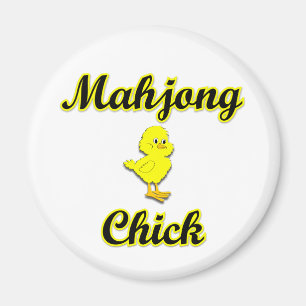 Mahjong Chick Magnet