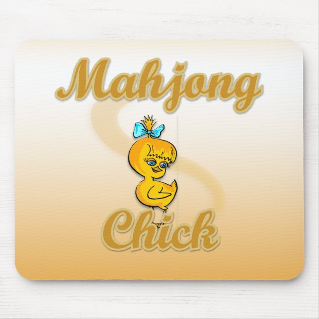 Mahjong Chick Mouse Pad (Front)