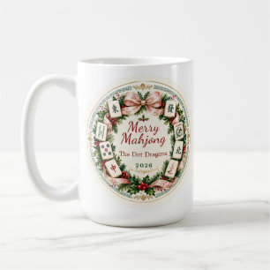 Mahjong Christmas Coffee Mug