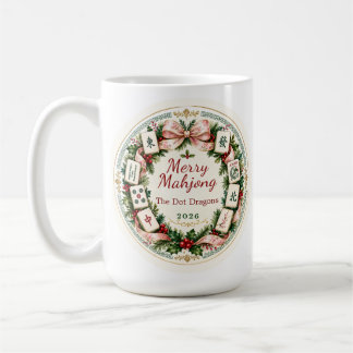 Mahjong Christmas Coffee Mug
