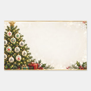 Mahjong Christmas Party Sticker