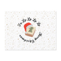 Mahjong Christmas Postcard