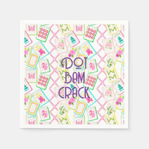 MAHJONG COCKTAIL NAPKIN