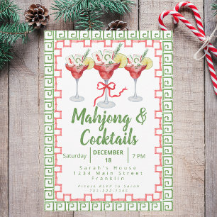 Mahjong Cocktails Grandmillennial Christmas