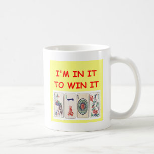mahjong coffee mug