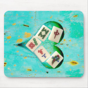 Mahjong fills my Heart mouse pad