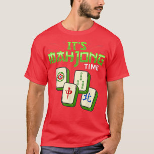 Mahjong Game Mah Jongg Online Player Tile  T-Shirt