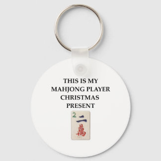 mahjong gift keychain