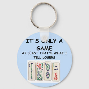 mahjong keychain