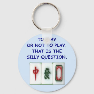 mahjong keychain