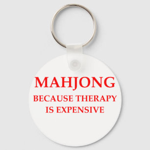 mahjong keychain