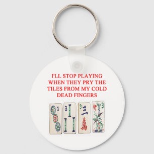 mahjong keychain