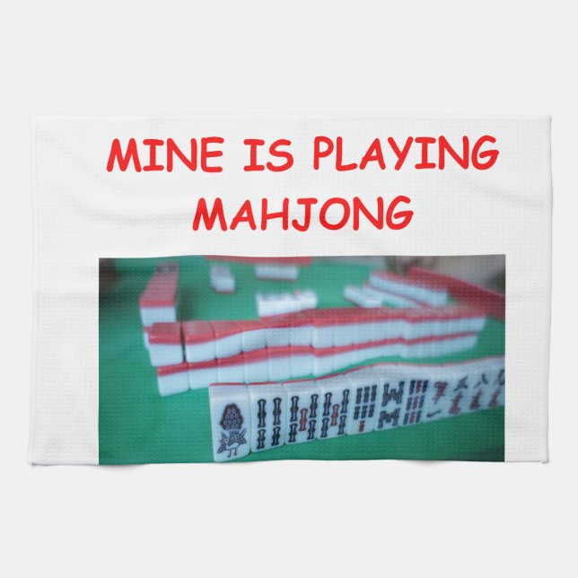 MAHJONG KITCHEN TOWEL (Horizontal)