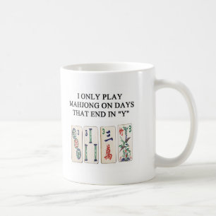 mahjong lover coffee mug