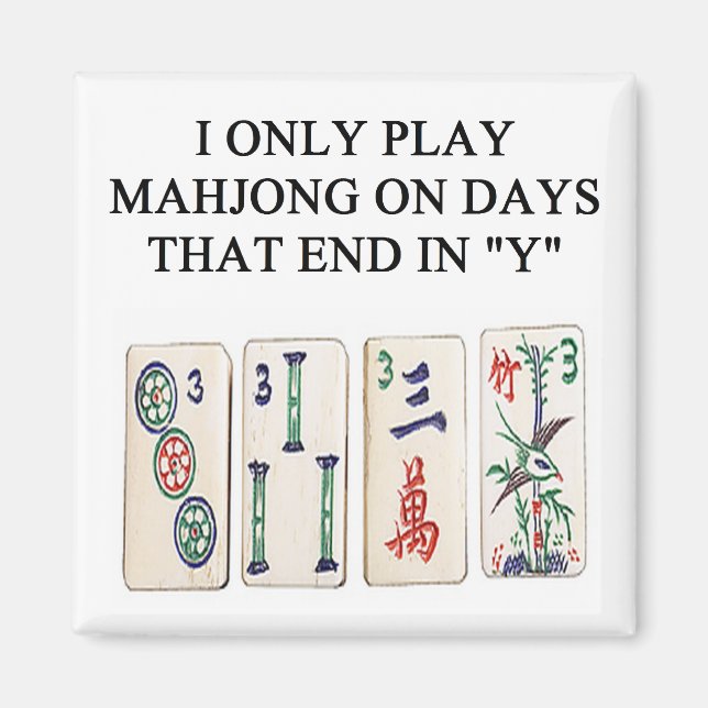 mahjong lover magnet (Front)