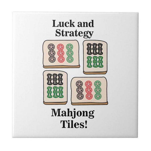 Mahjong Luck Strategy Player Fans Tile (Front)