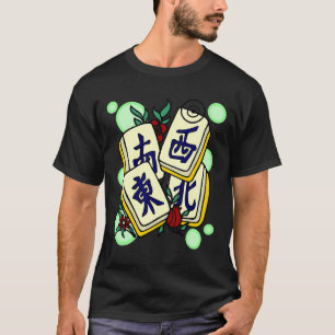 mahjong mahjongg mahjong tiles four winds T-Shirt