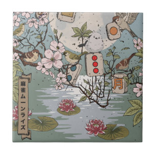 Mahjong Moonrise Tile