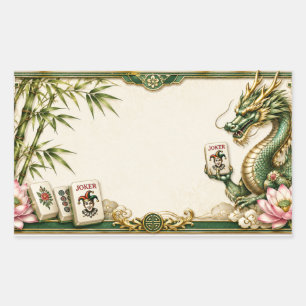 Mahjong Name Sticker