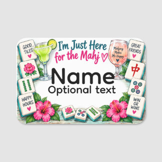Mahjong Name Tag