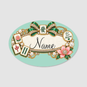 Mahjong Name Tag
