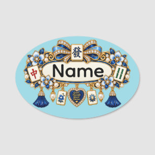 Mahjong Name Tag
