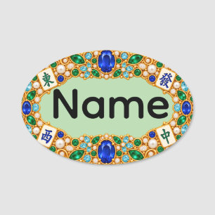 Mahjong Name Tag