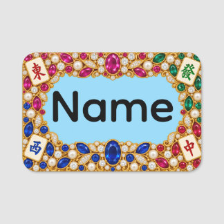 Mahjong Name Tag