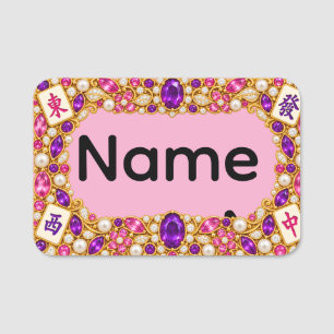 Mahjong Name Tag