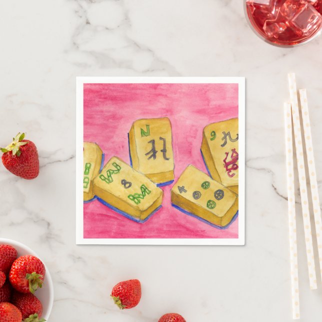Mahjong Napkin (Insitu)