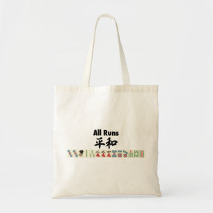 Mahjong No Eki Heiwa-All Runs Tote Bag