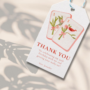 Mahjong Party Gift Tags