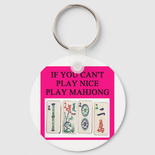 MAHJONG player Keychain