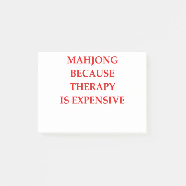 MAHJONG POST-IT NOTES (Front)