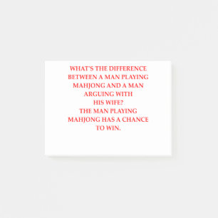 MAHJONG POST-IT NOTES