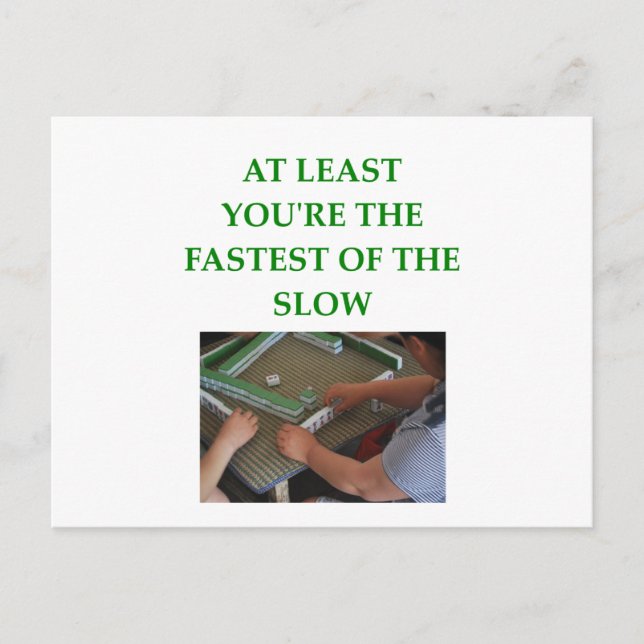 MAHJONG POSTCARD (Front)