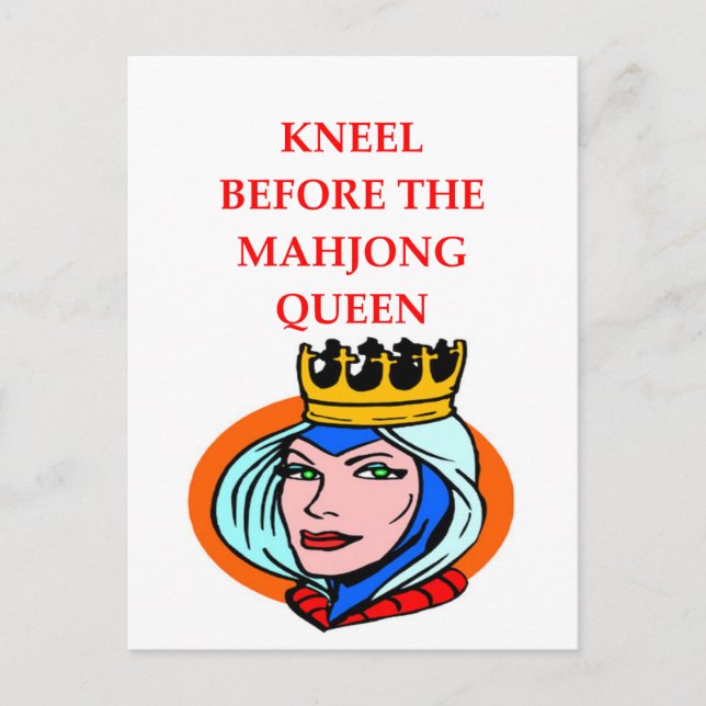 mahjong postcard (Front)