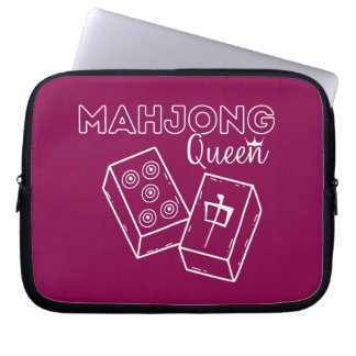 Mahjong Queen | Funny Mahjong Laptop Sleeve