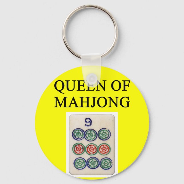 MAHJONG queen Keychain (Front)