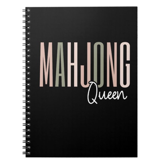Mahjong Queen Notebook (Front)