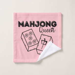 Mahjong Queen  Wash Cloth