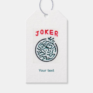 MahJong symbol tile Joker  Gift Tags