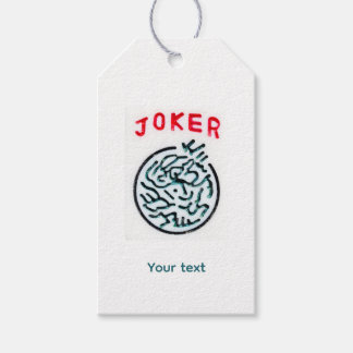 MahJong symbol tile Joker Gift Tags