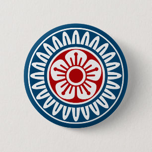 Mahjong Tile 1 Cylinder Ehee_Loco Only-01 2 Inch Round Button