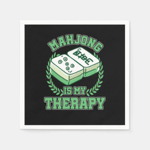 Mahjong Tile Based Chinese Game Gameplay Gamble Ma Napkin